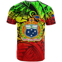 Samoa Polynesian T Shirt Independence Day Reggae Version - Polynesian Pride