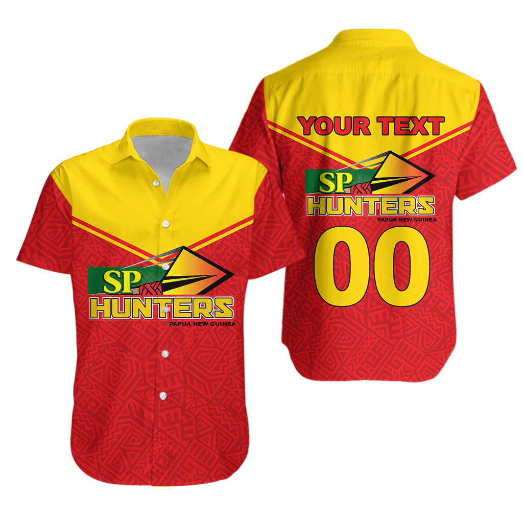 (Custom Personalised) Papua New Guinea SP Hunters Pride Hawaiian Shirt - LT12 Unisex Red - Polynesian Pride