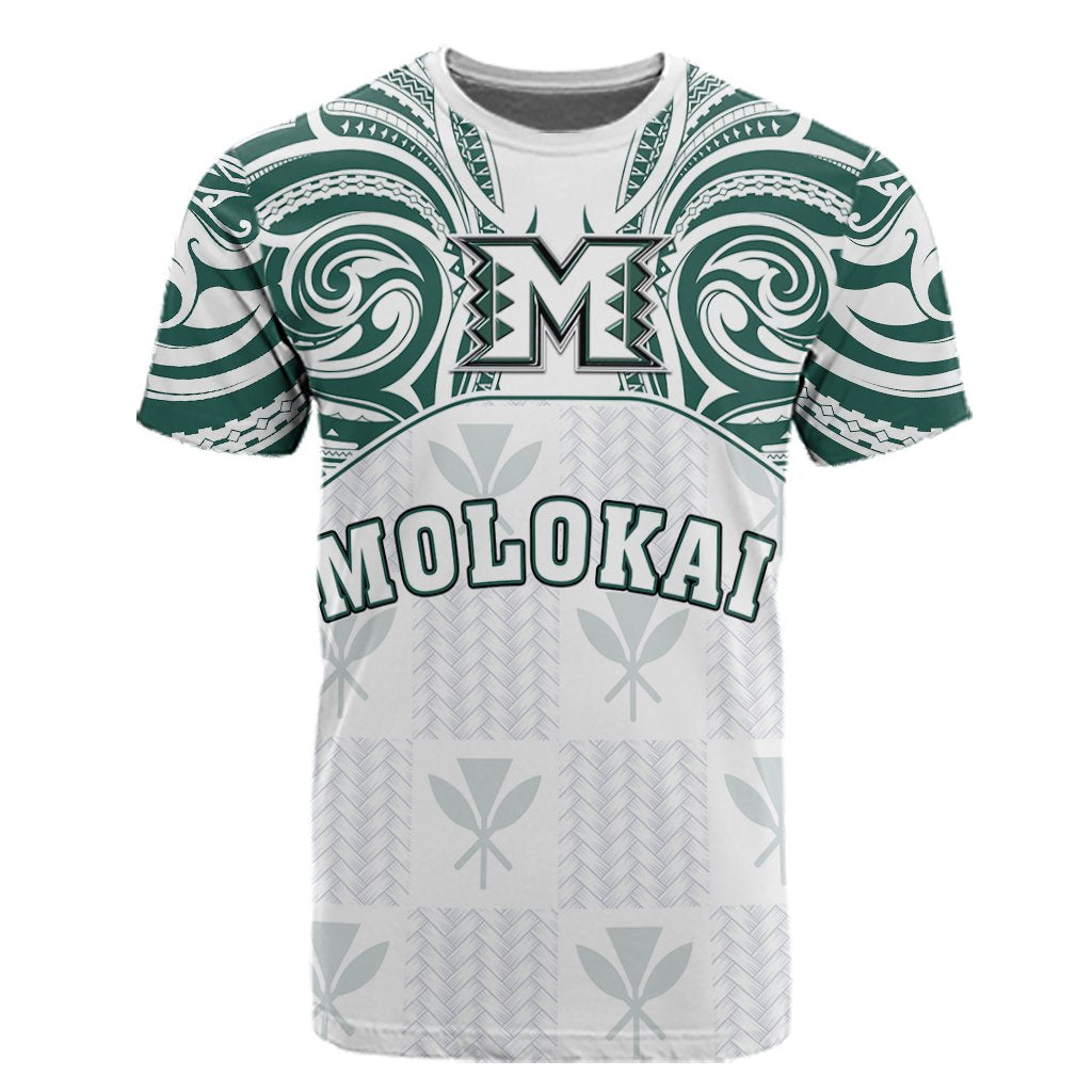 Hawaii T Shirt Kanaka Molokai High School T Shirt Demodern Style - Polynesian Pride