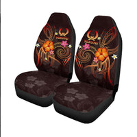 Pohnpei Polynesian Car Seat Covers - Legend of Pohnpei (Red) - Polynesian Pride