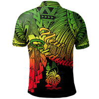 New Caledonia Polynesian Polo Tribal Wave Tattoo Reggae - Polynesian Pride