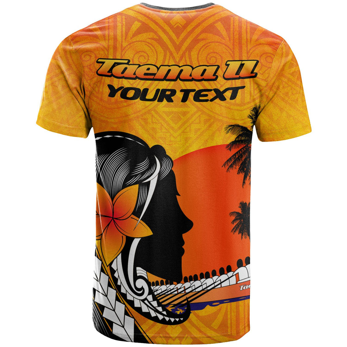 American Samoa Custom T Shirt Taema II Leone - Polynesian Pride