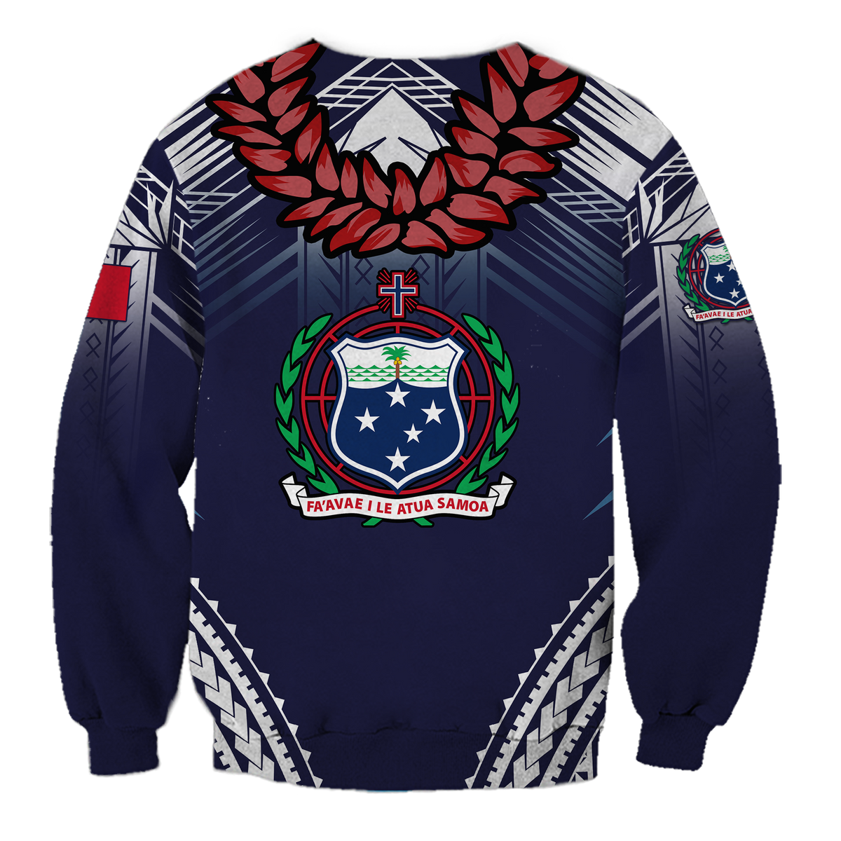 Samoan Ula Fala Art Sweatshirt - LT12 - Polynesian Pride