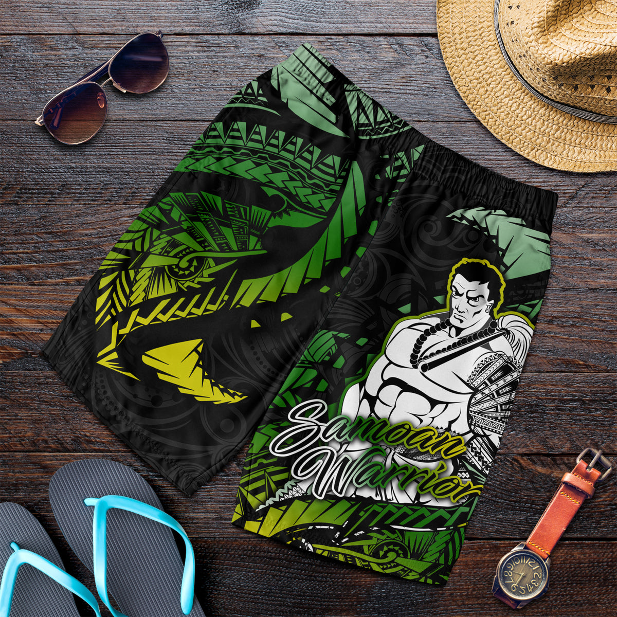 Samoan Warrior Pride Samoa Polynesia Men Short - LT2 - Polynesian Pride