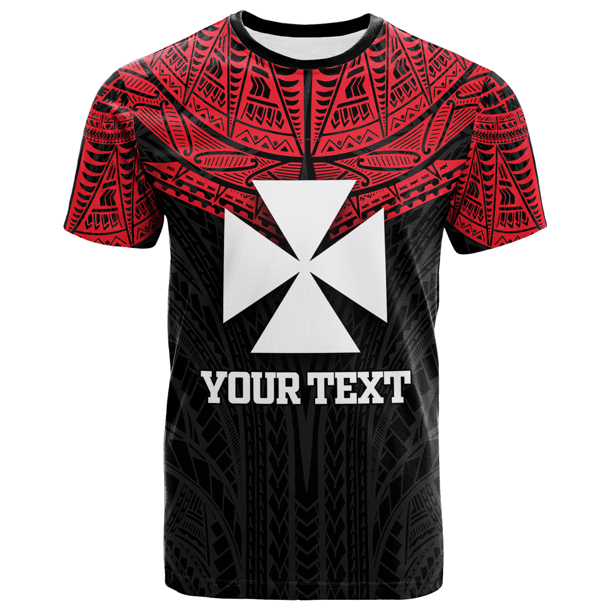 Custom Wallis and Futuna Pride T Shirt LT12 Unisex Red - Polynesian Pride