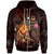 Vanuatu Polynesian Zip up Hoodie Legend of Vanuatu (Red) Unisex Red - Polynesian Pride