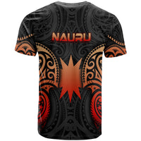 Nauru Polynesian T Shirt Spirit Red Version - Polynesian Pride