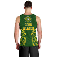 Cook Islands Rugby Men's Tank Top - Tribal Pattern - LT12 - Polynesian Pride