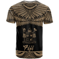 Fiji Polynesian T Shirt Fijian Pride Gold Version - Polynesian Pride