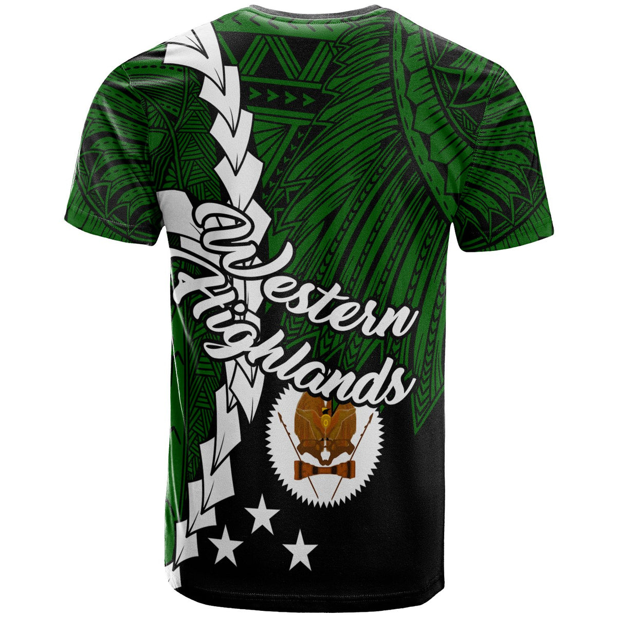 Papua New Guinea Western Highlands Province Polynesian Custom T Shirt Tribal Wave Tattoo - Polynesian Pride
