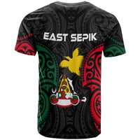 Papua New Guinea East Sepik Province Polynesian Custom T Shirt Spirit Version - Polynesian Pride