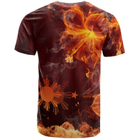 The Philippines T Shirt Fire Hibiscus - Polynesian Pride