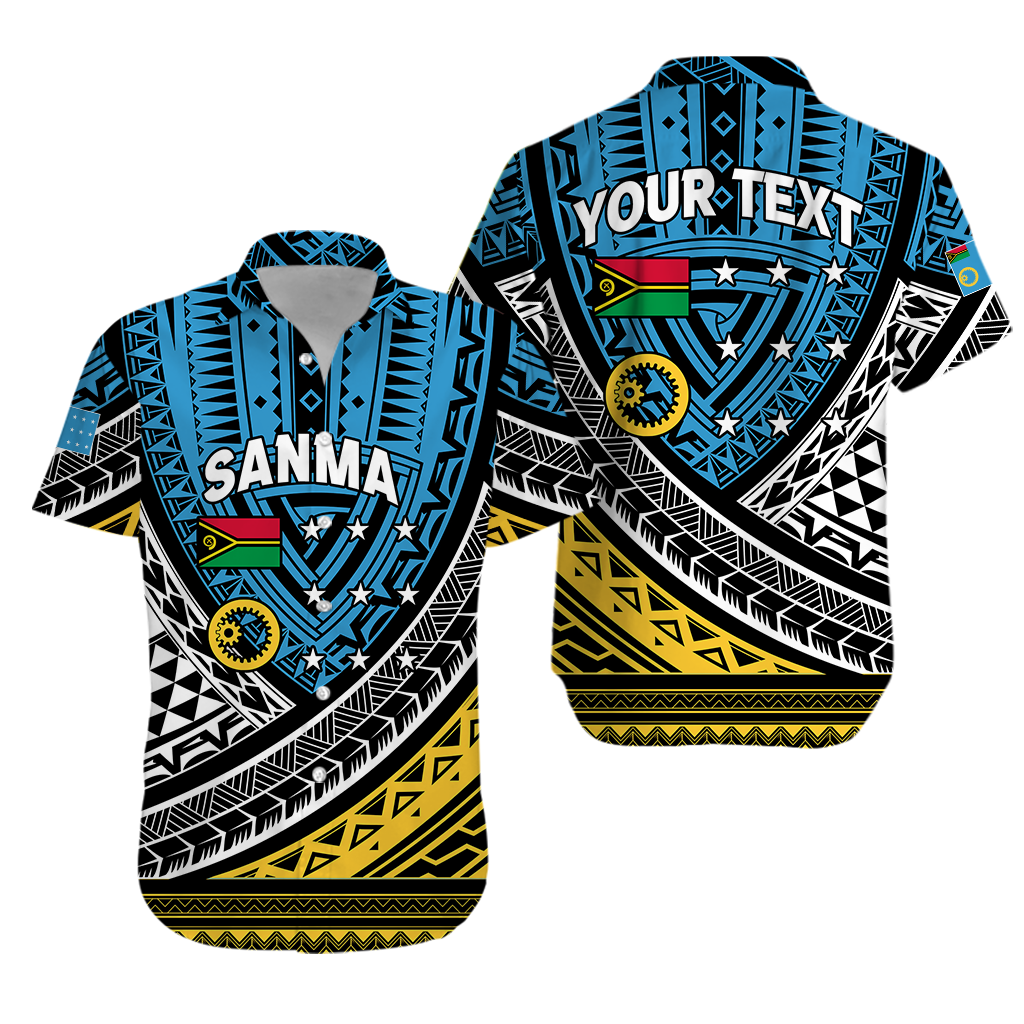 Custom Matching Hawaiian Shirt and Dress Vanuatu Sanma Province Tribal Pattern LT12 - Polynesian Pride