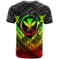 Hawaii Custom T Shirt Reggae Kanaka MaoliPolynesian Patterns - Polynesian Pride