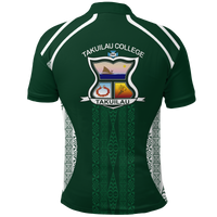 Takuilau College Tongan Patterns Polo Shirt LT12 - Polynesian Pride