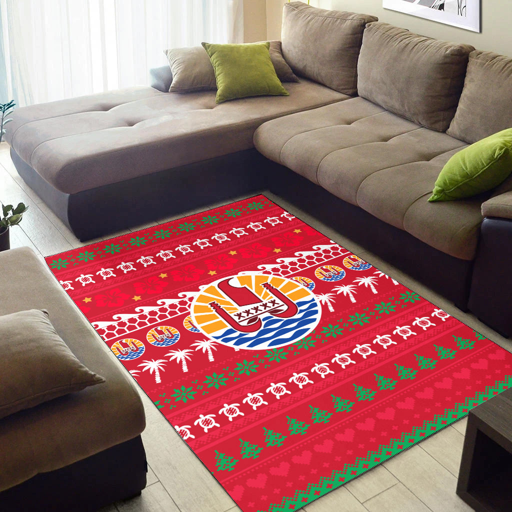 Tahiti Christmas Area Rug - Ugly Christmas - LT12 - Polynesian Pride