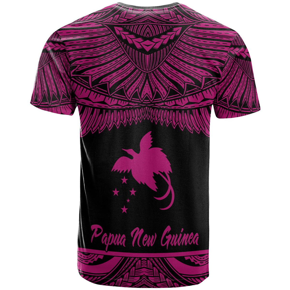 Papua New Guinea Polynesian T Shirt Papua New Guinea Pride Pink Version - Polynesian Pride