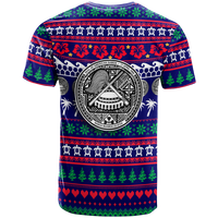 American Samoa Christmas T Shirt Ugly Christmas LT12 - Polynesian Pride
