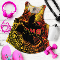 (Custom Personalised) Papua New Guinea Women Racerback Tank Stalwart Polynesian Special LT13 - Polynesian Pride