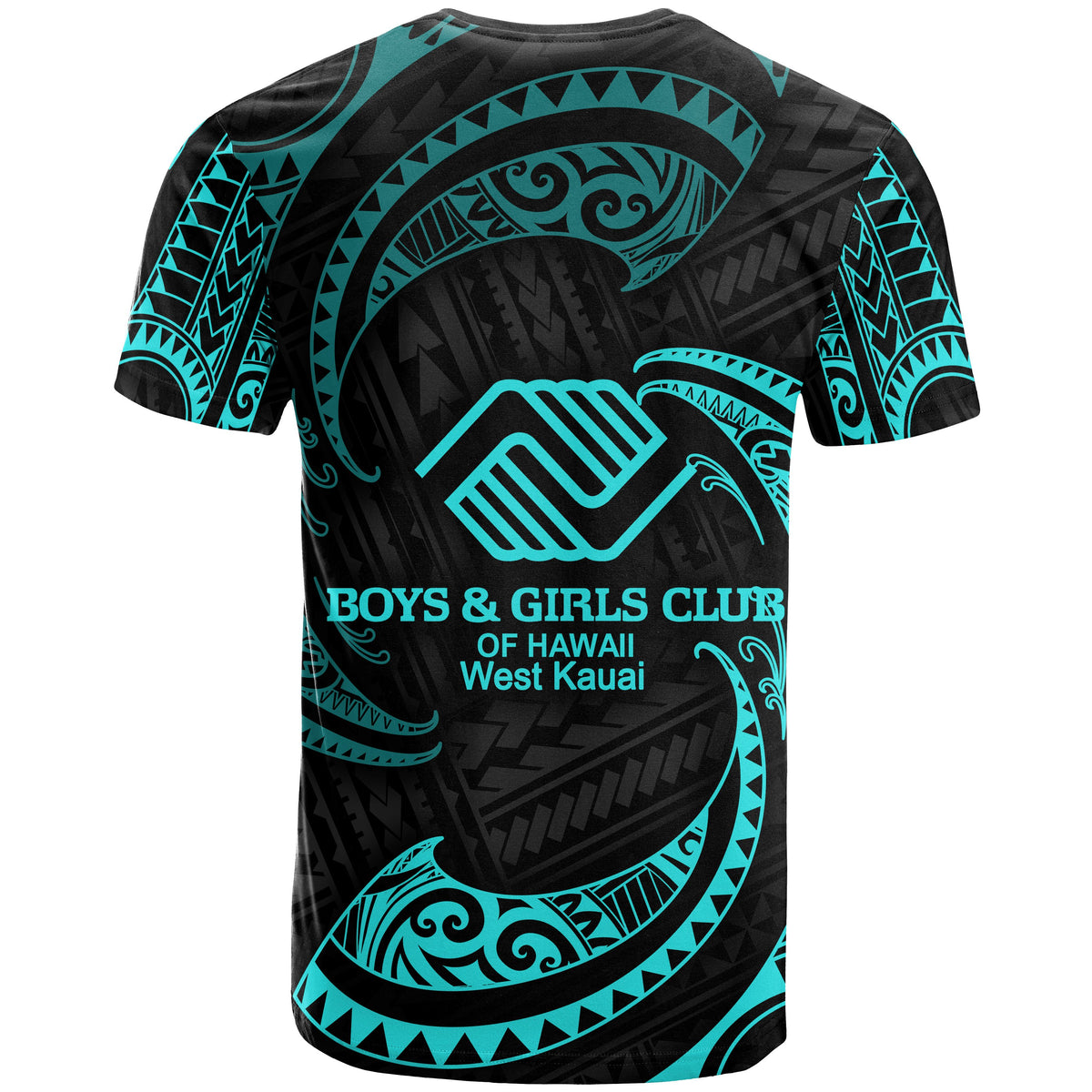 Polynesian Hawaii T Shirt Boys & Girls Clubs Of Hawaii West Kauai Blue - Polynesian Pride