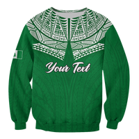 (Custom Personalised) Norfolk Islands Pine Tree Sweatshirt - LT12 Unisex Green - Polynesian Pride