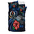 Vanuatu Polynesian Bedding Set - Blue Turtle Hibiscus - Polynesian Pride