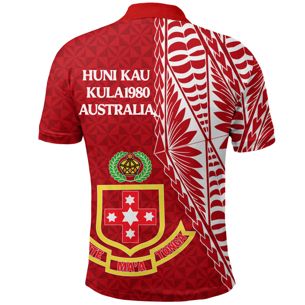 Kolisi Atele Polo Shirt HUNI KAU KULA 1980 (STATES) LT12 - Polynesian Pride