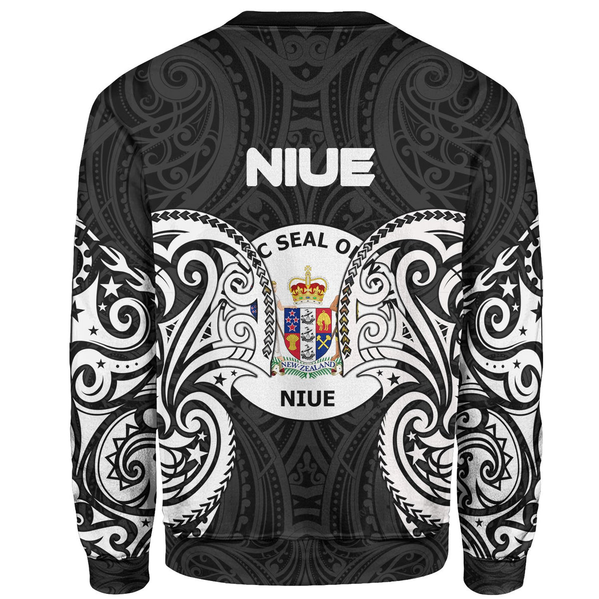 Niue Polynesian Sweater - Spirit Style White - Polynesian Pride