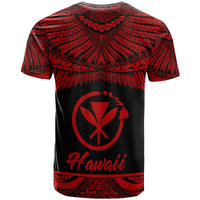 Hawaii Polynesian T Shirt Hawaiian Pride Red Version - Polynesian Pride