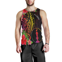New Caledonia Men's Tank Top - Tropical Hippie Style - Polynesian Pride