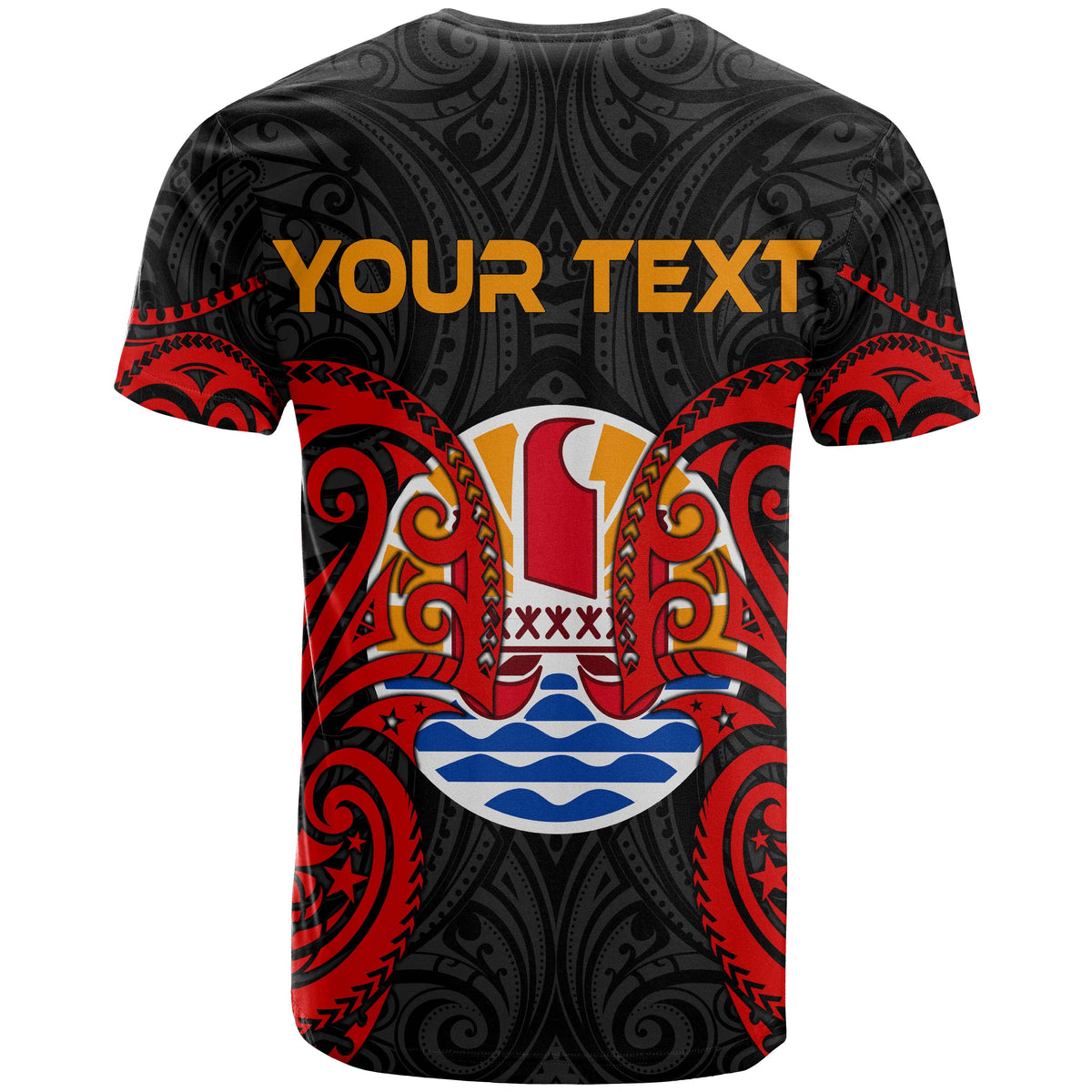 Tahiti Polynesian Custom T Shirt Tahitians Spirit - Polynesian Pride