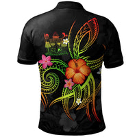 Fiji Polynesian Custom Polo Shirt Legend of Fiji (Reggae) - Polynesian Pride