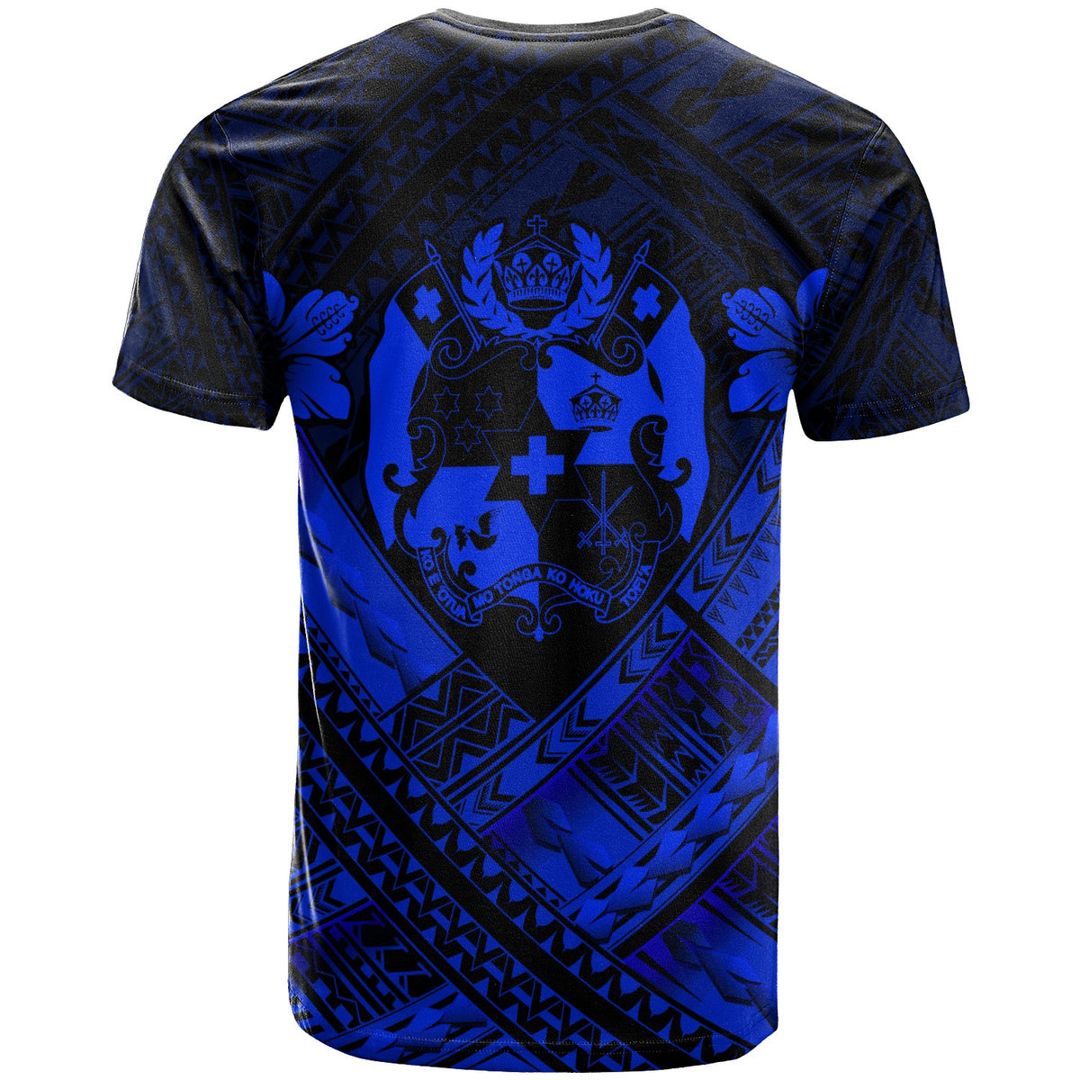 Tonga Polynesian T Shirt Tonga Blue Seal Camisole Hibiscus Style - Polynesian Pride