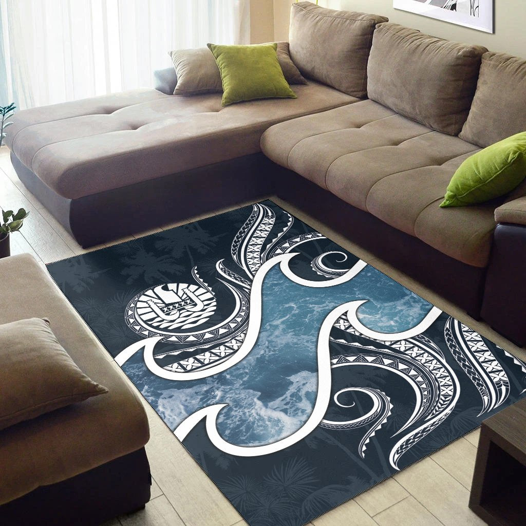 Tahiti Polynesian Area Rug - Ocean Style - Polynesian Pride
