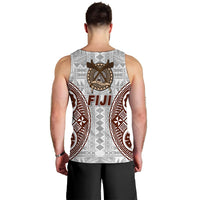 Fiji Kaiviti Tapa Pattern Men Tank Top - LT12 - Polynesian Pride