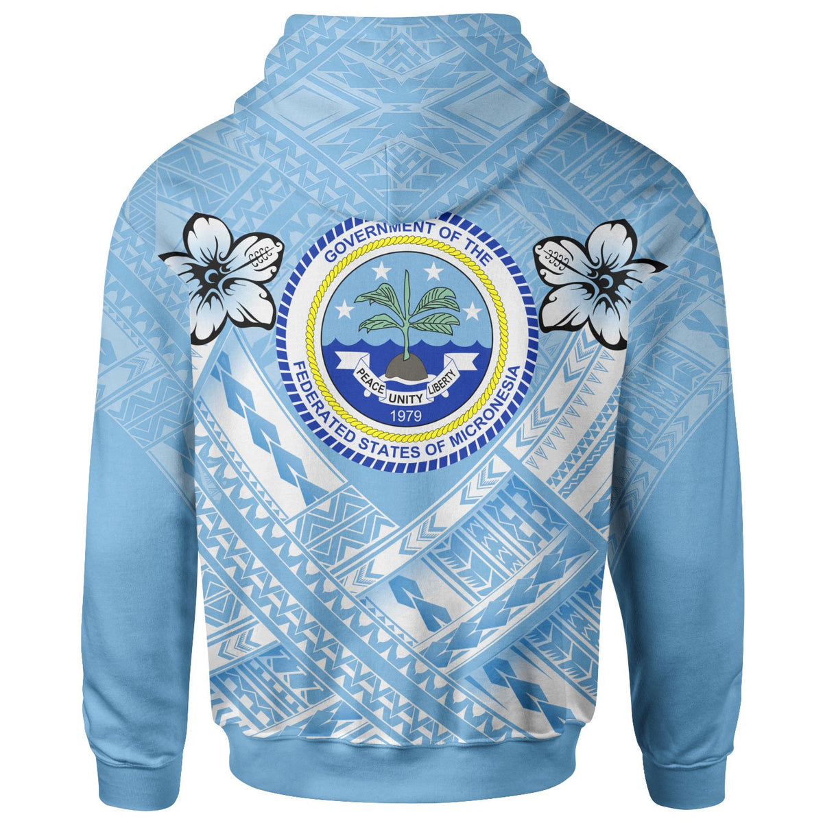 Federated States of Micronesia Polynesian Hoodie Federated States of Micronesia Flag Camisole Hibiscus Style - Polynesian Pride