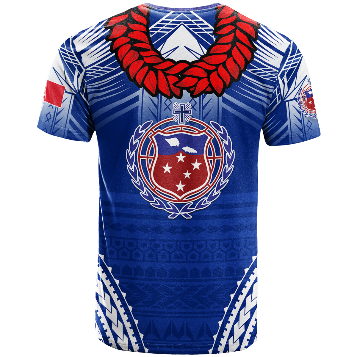 Custom Toa Samoa Rugby Ula Fala Art T Shirt LT12 - Polynesian Pride