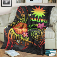 Nauru Polynesian Premium Blanket - Legend of Nauru (Reggae) - Polynesian Pride