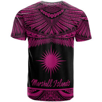 Marshall Islands Polynesian Custom T Shirt Marshall Islands Pride Pink Version - Polynesian Pride
