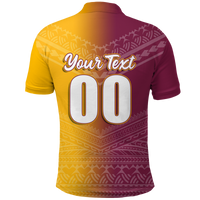 Custom Mangaia Cook Islands Pride Polo Shirt LT12 - Polynesian Pride