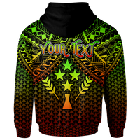 Polynesian Kosrae Custom Hoodie Reggae Vintage Polynesian Patterns - Polynesian Pride