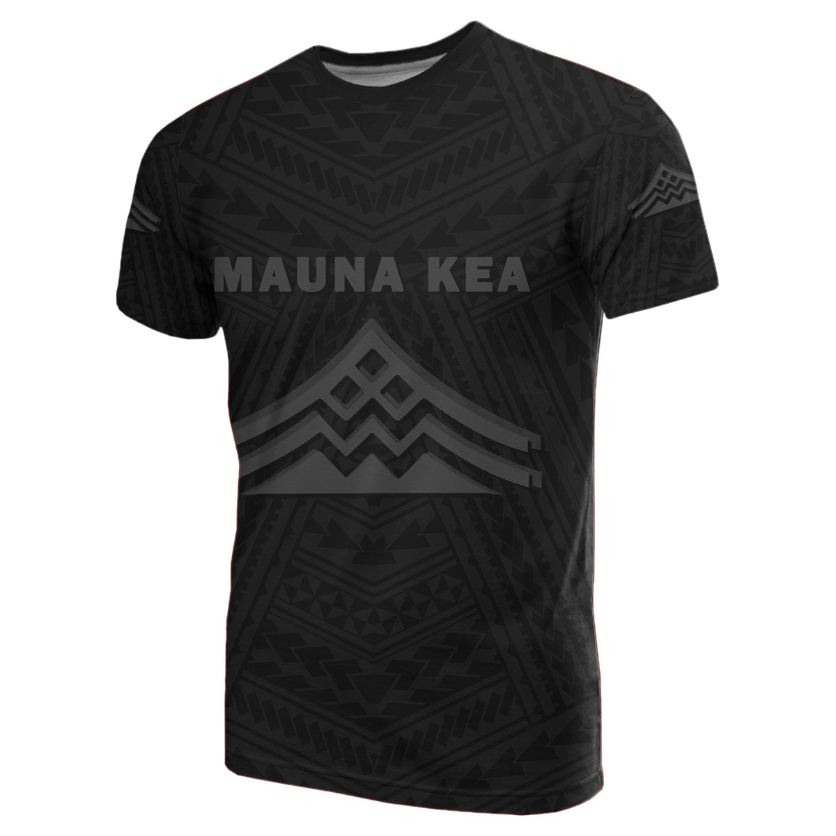Hawaii Mauna Kea Polynesian T Shirt Grey - Polynesian Pride