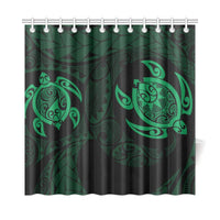 Hawaii Polynesian Turtle Shower Curtain Green - Polynesian Pride