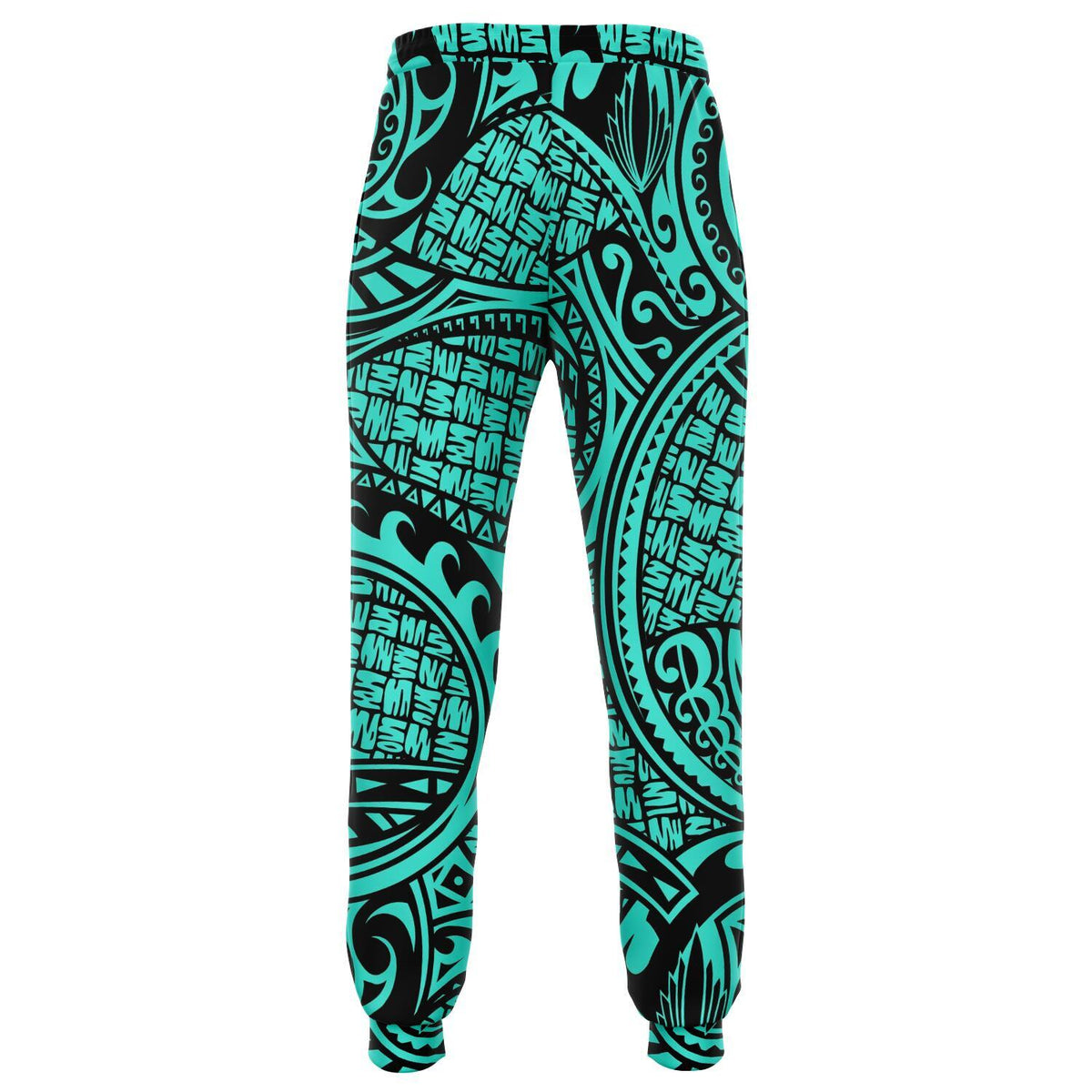 Polynesian Maori Lauhala Turquoise Joggers - Polynesian Pride