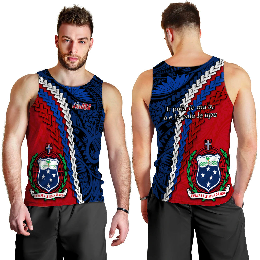 Samoa Polynesian Men Tank Top Quotes LT13 - Polynesian Pride