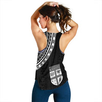 Fiji Rugby Sevens Women Racerback Tank Fijian 7s Tapa Polynesian LT13 - Polynesian Pride
