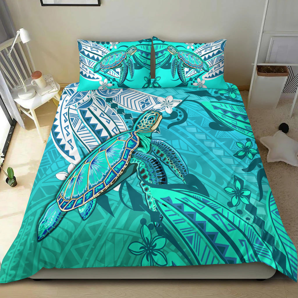 Hawaiian Islands Bedding Set Turtle Mix Hawaii Polynesian LT13 - Polynesian Pride