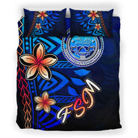 Federated States of Micronesia Bedding Set - Vintage Tribal Mountain - Polynesian Pride
