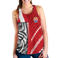 Tahiti Unique Women Racerback Tank Polynesia Pattern LT13 - Polynesian Pride