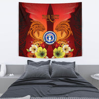 Northern Mariana Islands Custom Personalised Tapestries - Tribal Tuna Fish - Polynesian Pride